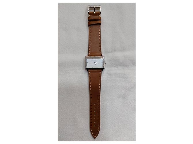 Reloj Burberry de Esfera Rectangular en Acero Inoxidable Plata - vista 5