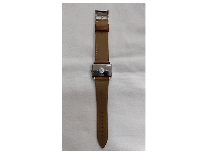 Reloj Burberry de Esfera Rectangular en Acero Inoxidable Plata - vista 6