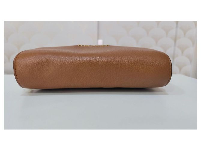 Michael Kors Umhängetasche Schultertasche Camelbraun Leder - Ansicht 13