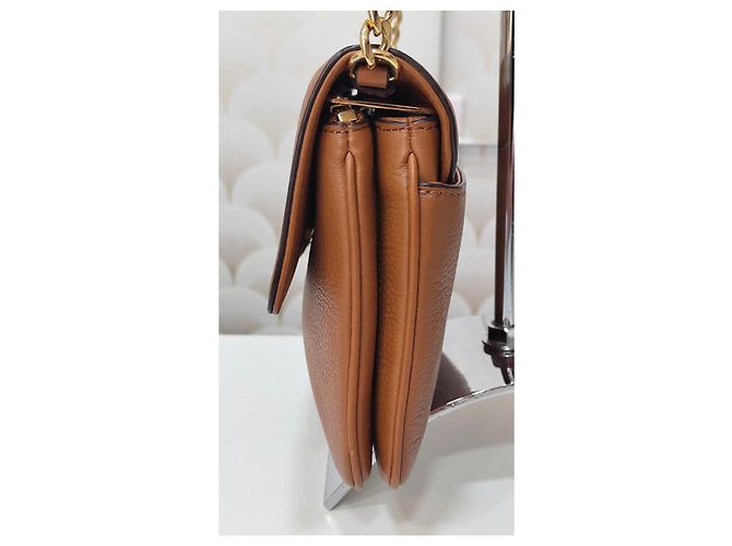 Michael Kors Umhängetasche Schultertasche Camelbraun Leder - Ansicht 16