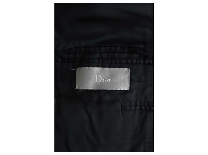 Dior Black Wool Jacket Men M - view 5