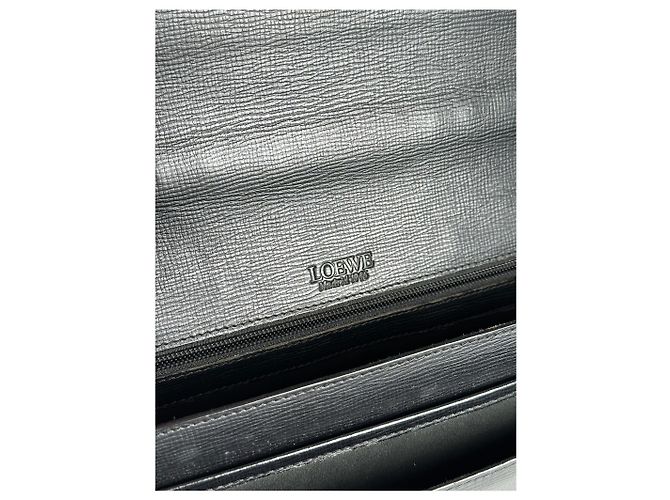 Borsa a tracolla in pelle Loewe Madrid vintage nera Nero - vista 15