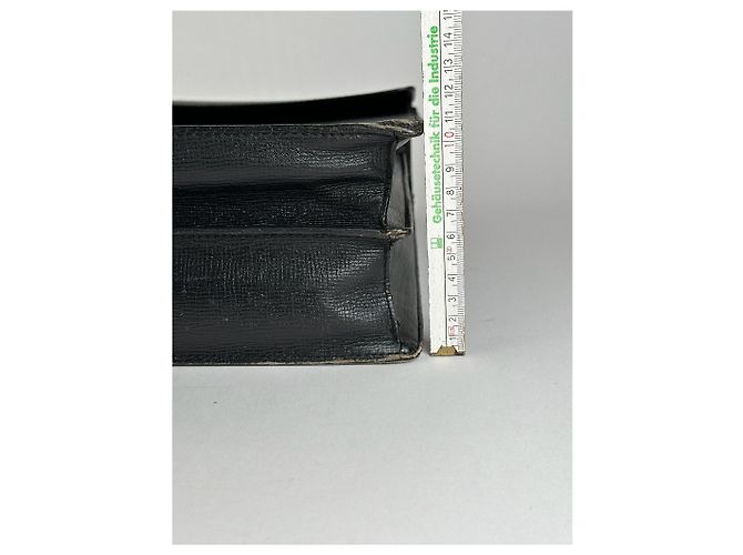 Borsa a tracolla in pelle Loewe Madrid vintage nera Nero - vista 7