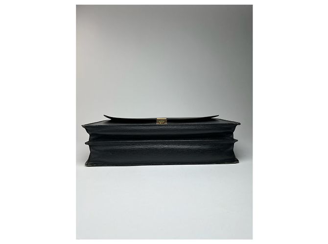 Borsa a tracolla in pelle Loewe Madrid vintage nera Nero - vista 9