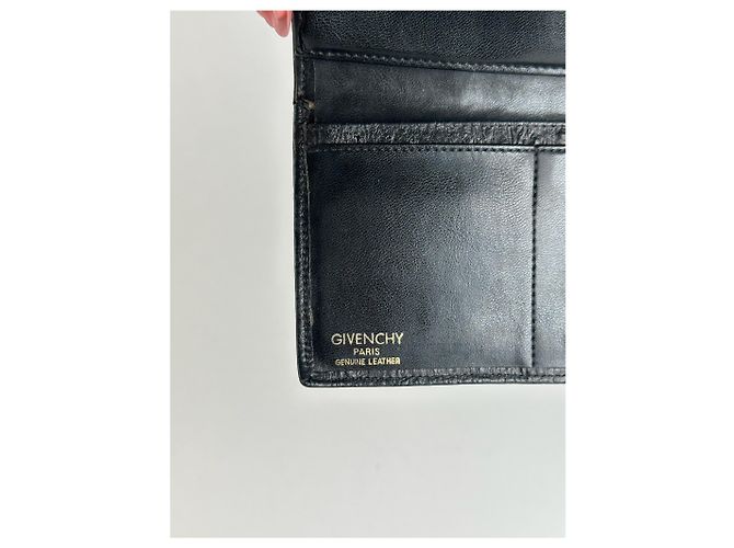 Vintage Givenchy Ostrich leather wallet black - view 10