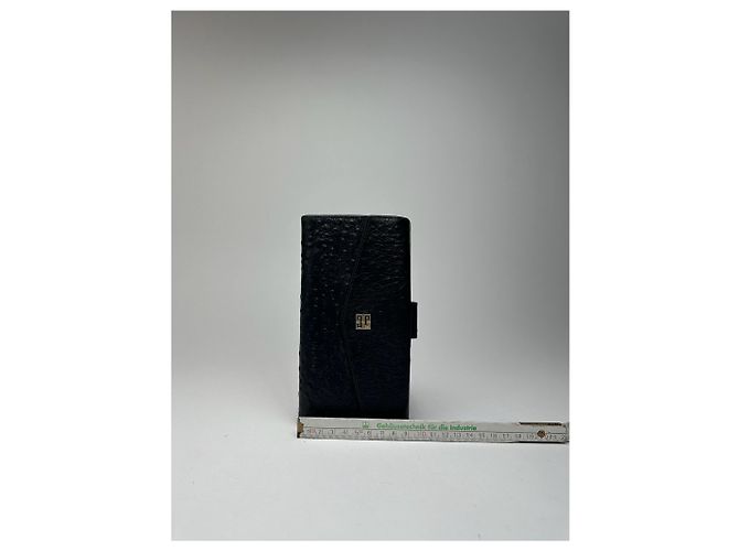Vintage Givenchy Ostrich leather wallet black - view 4