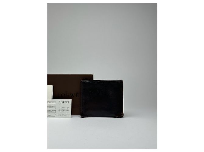 Vintage Loewe Madrid Leather Wallet Brown - view 2