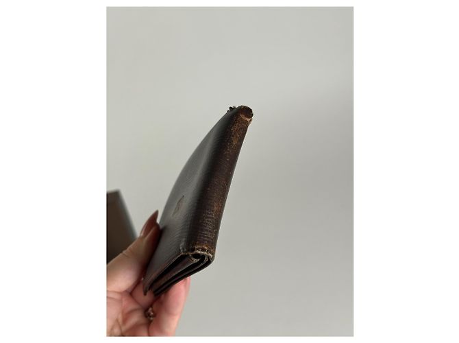 Vintage Loewe Madrid Leather Wallet Brown - view 4