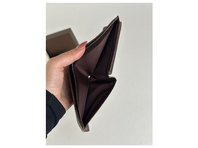 Vintage Loewe Madrid Leather Wallet Brown - view 5