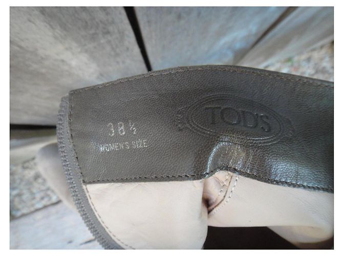 Botines Tod's de ante beige - vista 7