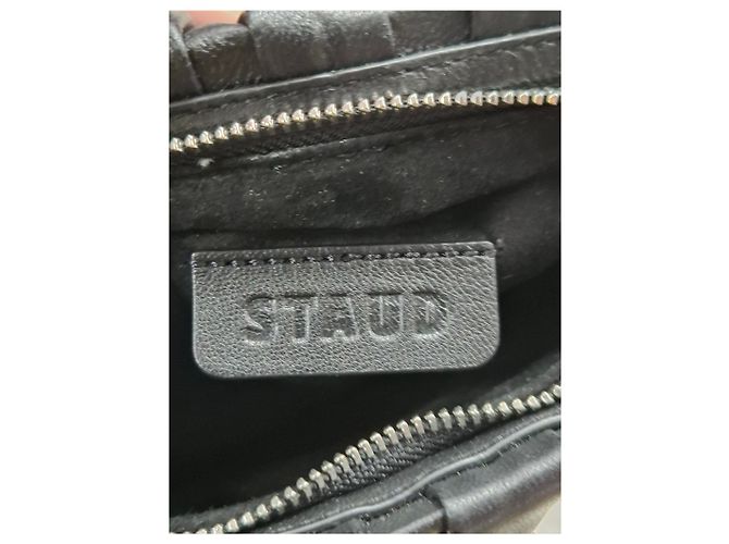 Borsa convertibile Staud Bean in pelle nera - vista 16