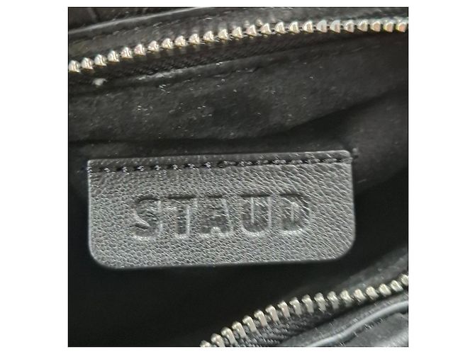 Borsa convertibile Staud Bean in pelle nera - vista 8