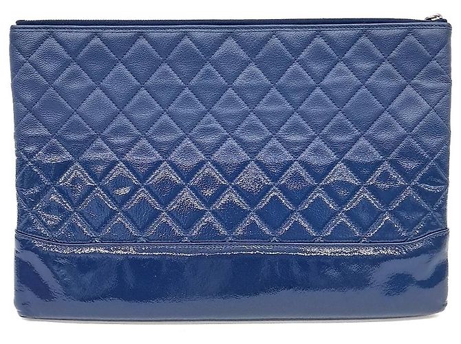 Chanel Gabrielle Clutch Grande A84288 Blu - vista 2