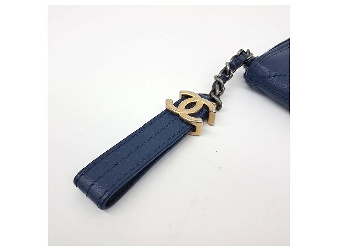 Chanel Gabrielle Clutch Grande A84288 Blu - vista 4