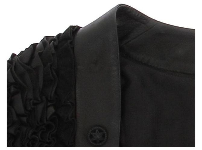 Chanel Lederbolero in Schwarz - Ansicht 5