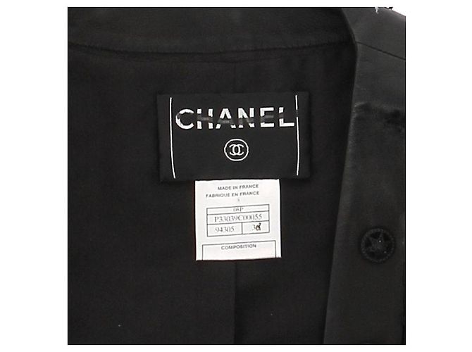 Chanel Lederbolero in Schwarz - Ansicht 6