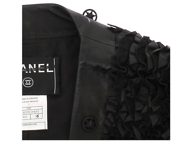 Chanel Lederbolero in Schwarz - Ansicht 7