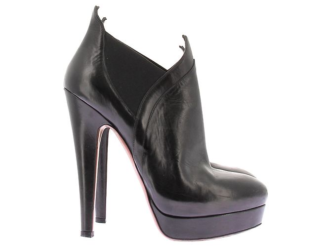 Alaïa Stivaletti con plateau Nero - vista 2