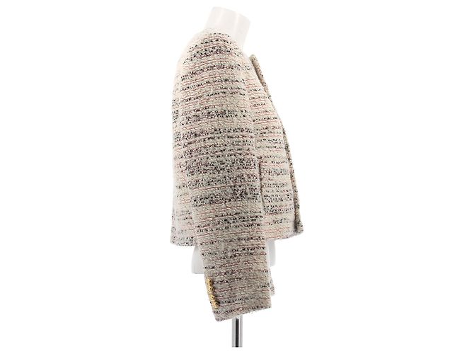 Céline Wolltweedjacke Kamel - Ansicht 3
