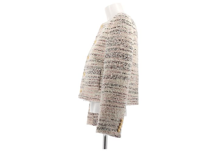Céline Wolltweedjacke Kamel - Ansicht 4