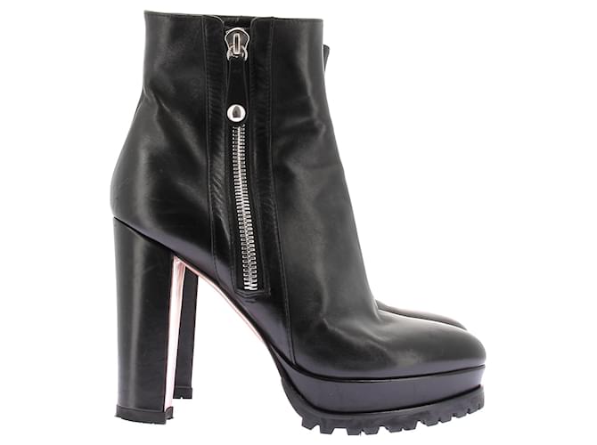 Gianvito Rossi Botines de tacón "Harlem" Negro - vista 2