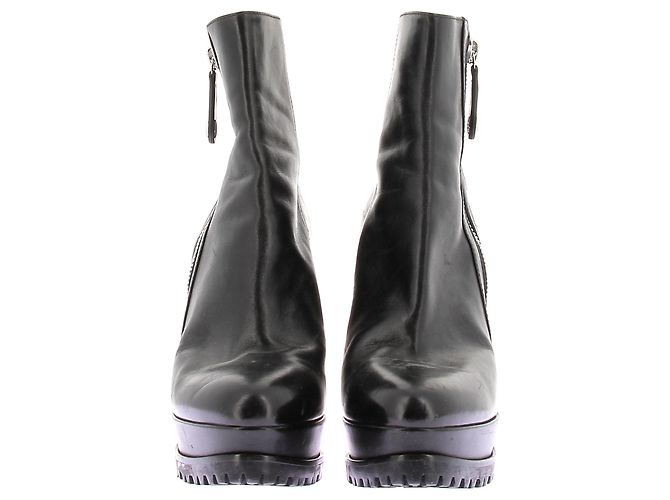 Gianvito Rossi Botines de tacón "Harlem" Negro - vista 4