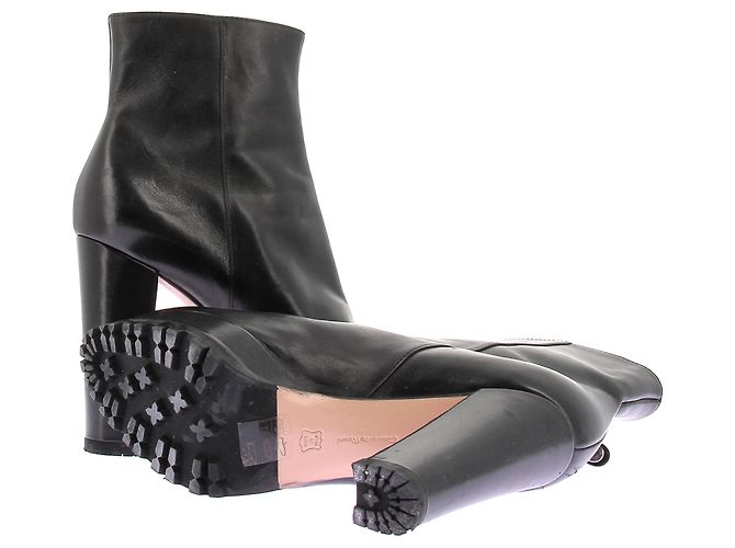 Gianvito Rossi Botines de tacón "Harlem" Negro - vista 7