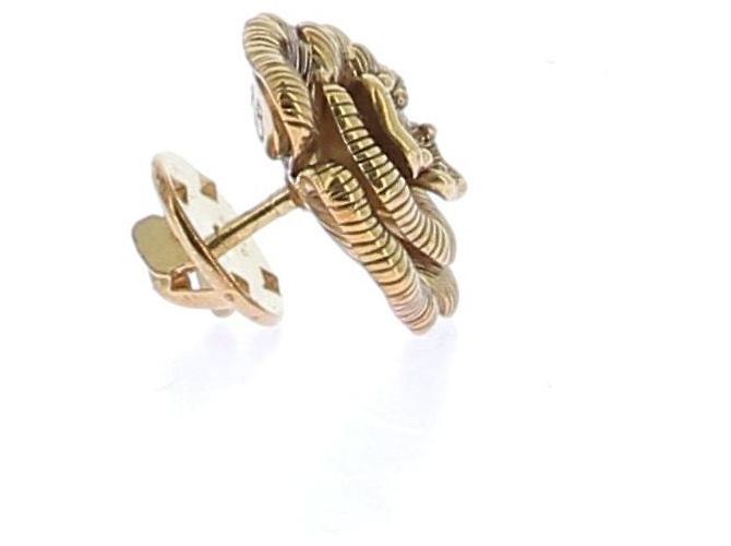Aurelie Bidermann Goldene Blumenstecker aus Gelbgold - Ansicht 3