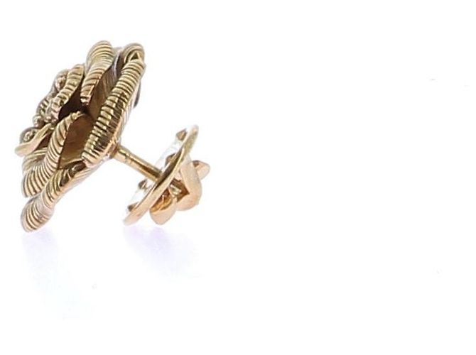 Aurelie Bidermann Goldene Blumenstecker aus Gelbgold - Ansicht 4