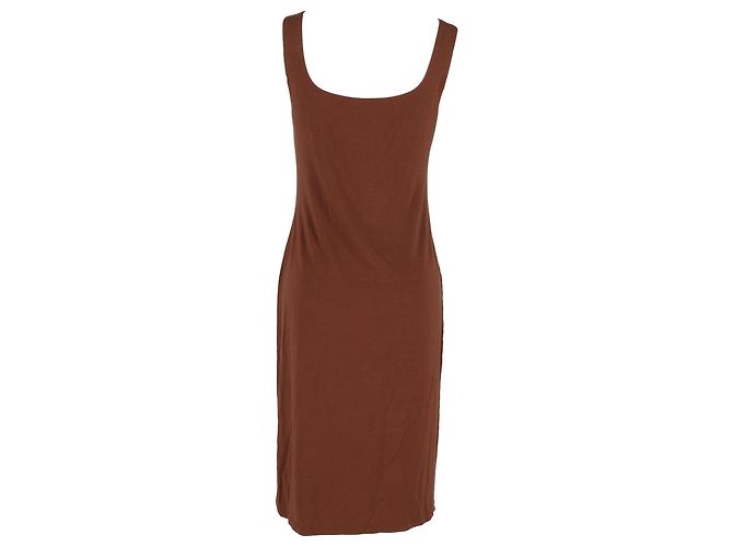 Vestido midi de punto Emiliana de Reformation en Tencel marrón - vista 3