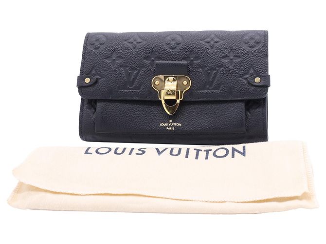 Portafoglio a Catena Vavin Monogram Empreinte in Pelle Nera Louis Vuitton Nero - vista 10