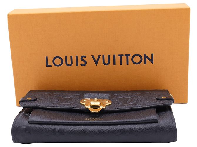 Portafoglio a Catena Vavin Monogram Empreinte in Pelle Nera Louis Vuitton Nero - vista 11