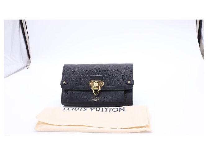 Portafoglio a Catena Vavin Monogram Empreinte in Pelle Nera Louis Vuitton Nero - vista 22