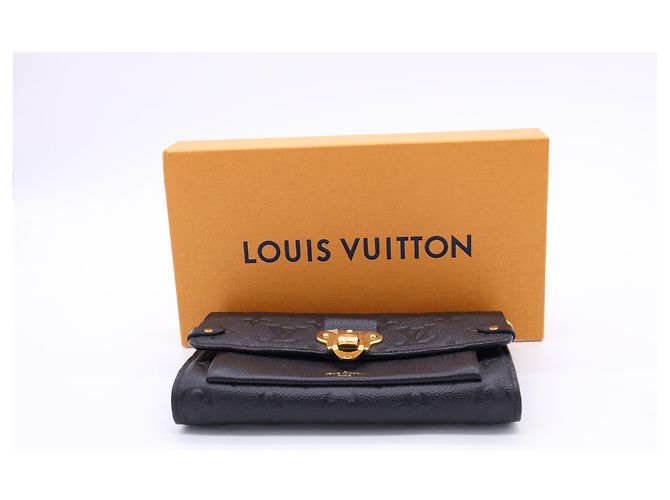 Portafoglio a Catena Vavin Monogram Empreinte in Pelle Nera Louis Vuitton Nero - vista 23
