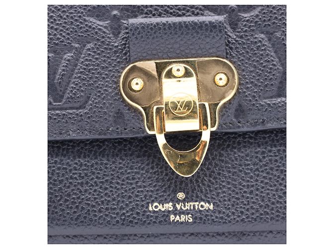Portafoglio a Catena Vavin Monogram Empreinte in Pelle Nera Louis Vuitton Nero - vista 7