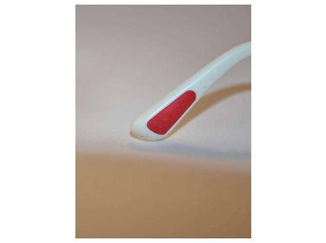 Gafas de sol Prada Ram 5007 AA Blanco Rojo Roja - vista 6