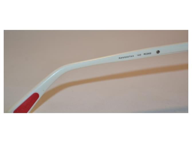 Gafas de sol Prada Ram 5007 AA Blanco Rojo Roja - vista 7