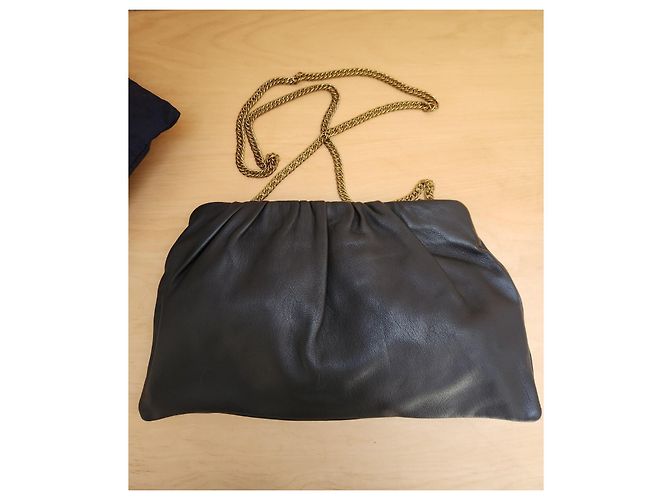 Soeur Sister borsa in pelle di agnello nera Nero - vista 3