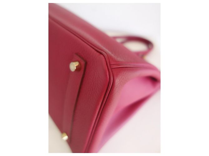 Hermès Borsa Hermes Birkin 35 rubino Rosso - vista 13