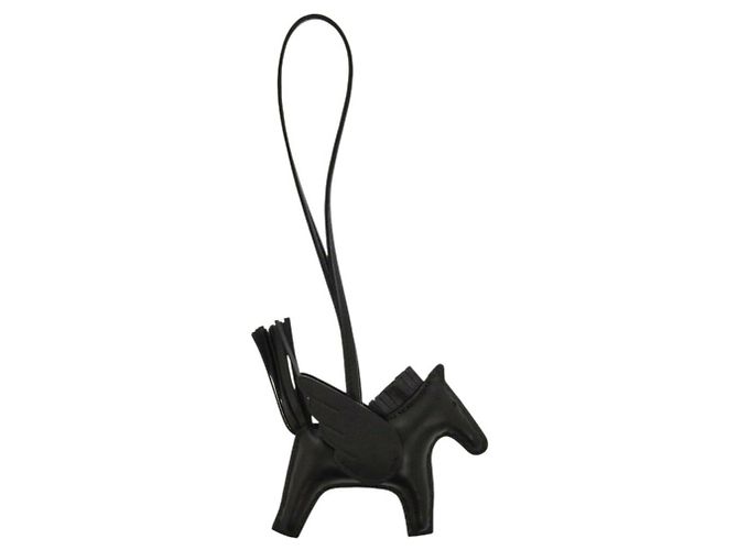 Taschenanhänger Hermès Rodeo PM Annu Milo So Black Schwarz - Ansicht 4