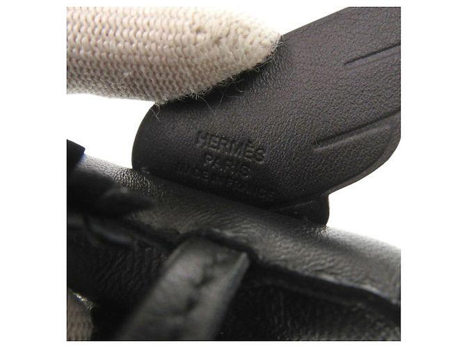 Taschenanhänger Hermès Rodeo PM Annu Milo So Black Schwarz - Ansicht 5