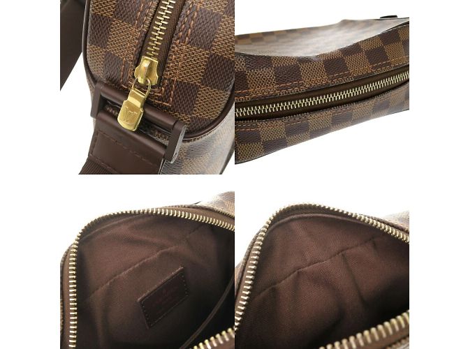Bolso de Hombro Louis Vuitton Olaf PM Damier Castaño Damier ebene - vista 10