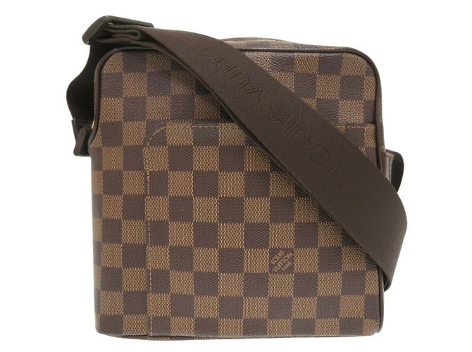 Bolso de Hombro Louis Vuitton Olaf PM Damier Castaño Damier ebene - vista 2