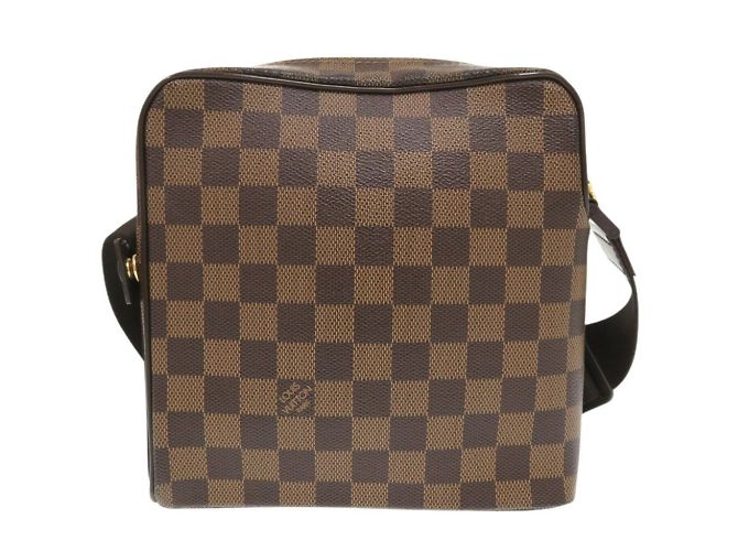 Bolso de Hombro Louis Vuitton Olaf PM Damier Castaño Damier ebene - vista 3