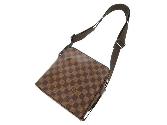 Bolso de Hombro Louis Vuitton Olaf PM Damier Castaño Damier ebene - vista 6