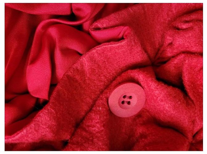 Abrigo largo origami Issey Miyake Roja - vista 11