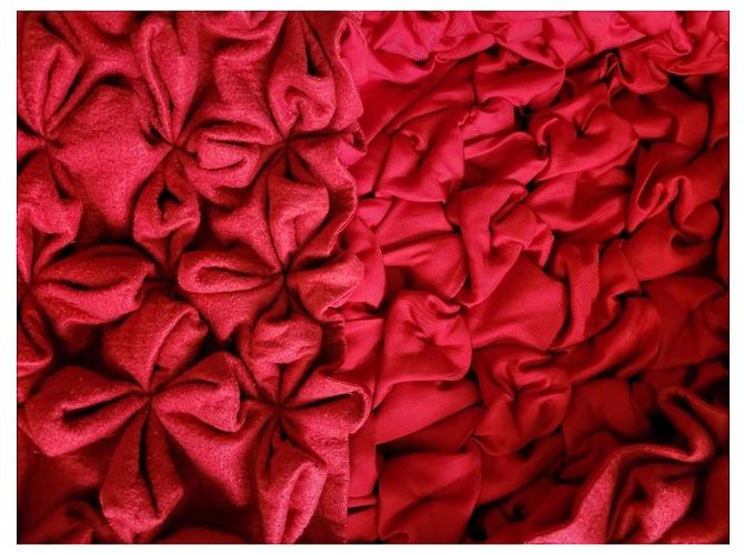 Abrigo largo origami Issey Miyake Roja - vista 6