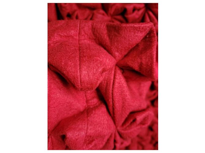 Abrigo largo origami Issey Miyake Roja - vista 8