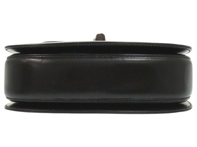 Borsa in pelle Gucci Bamboo Nero - vista 5