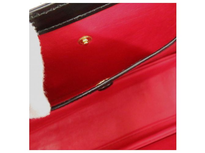 Borsa in pelle Gucci Bamboo Nero - vista 9